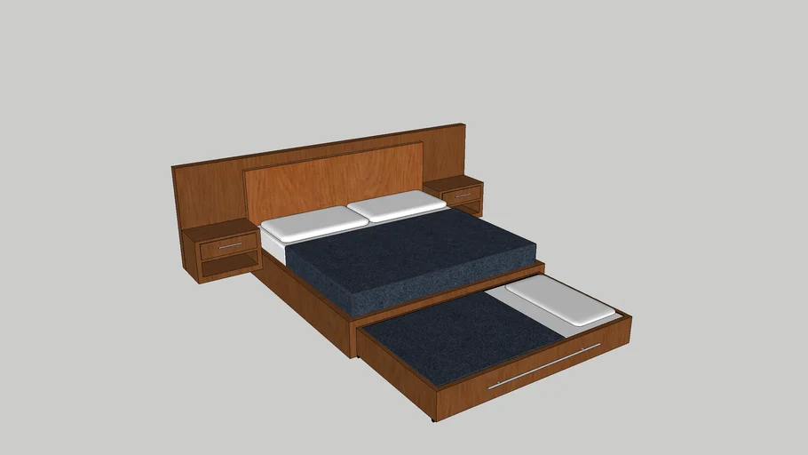 Cama King Canguro Individual de Fuera