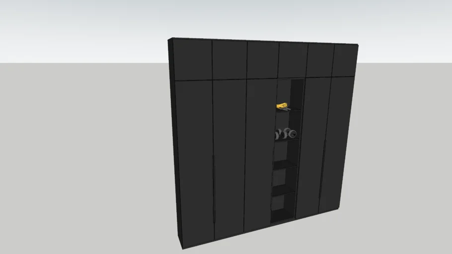Wardrobe black