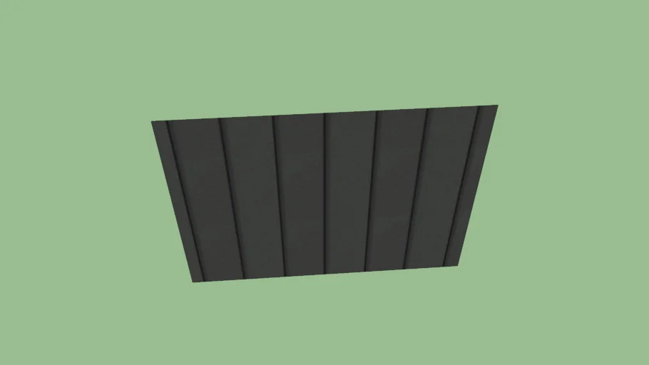 Black Metal Roofing