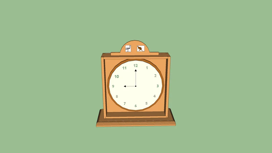 clock and frame | 3D Warehouse