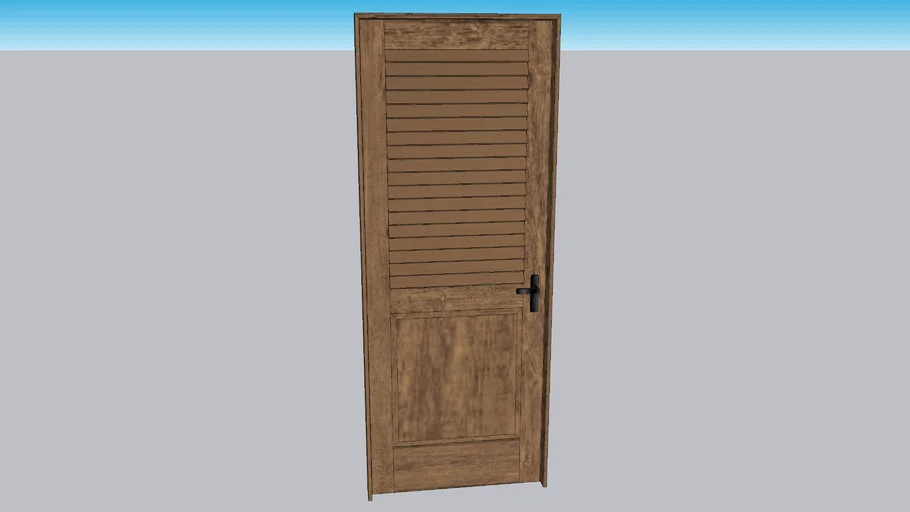 Shutter-Style Door