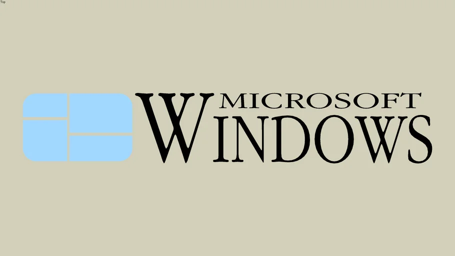 Microsoft Windows Logo (1985 - 1992)
