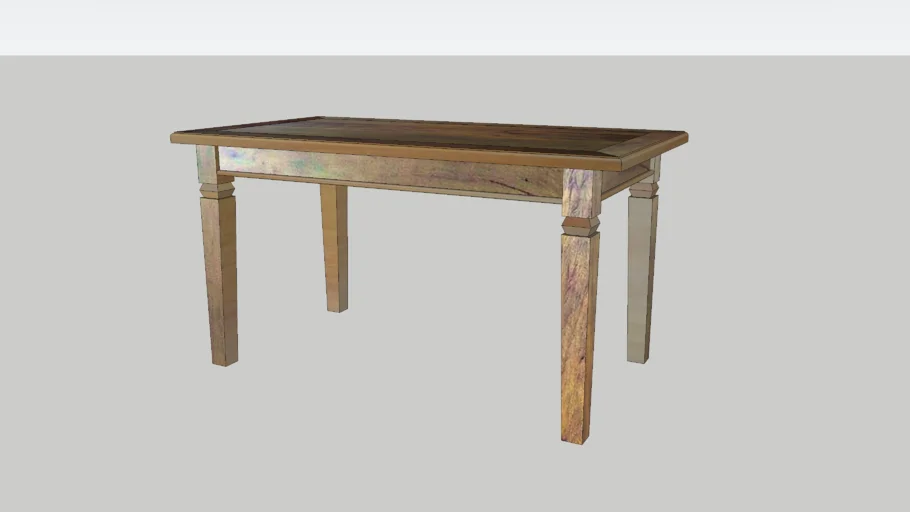 Mesa rústica