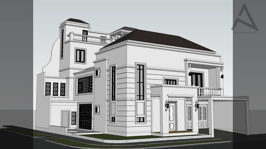 Rumah Gaya modern klasik