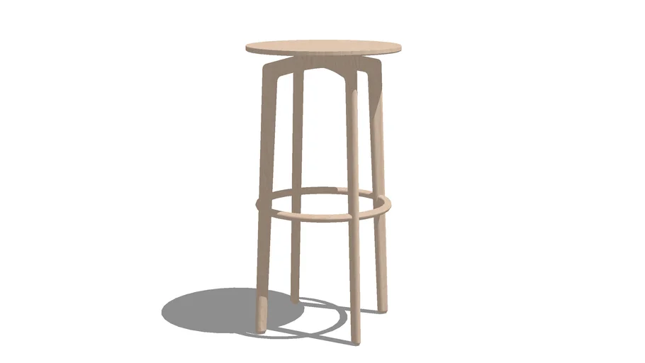 Wooden Stool Chair v.1