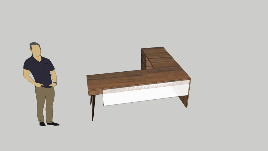 Tessera Desk by National Office Furniture