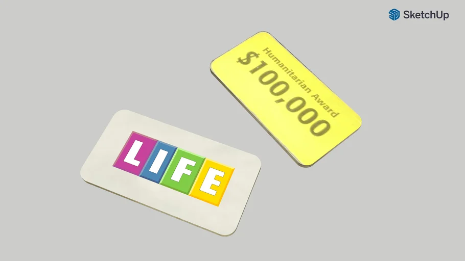 LIFE Tile from "Game of Life" Board game