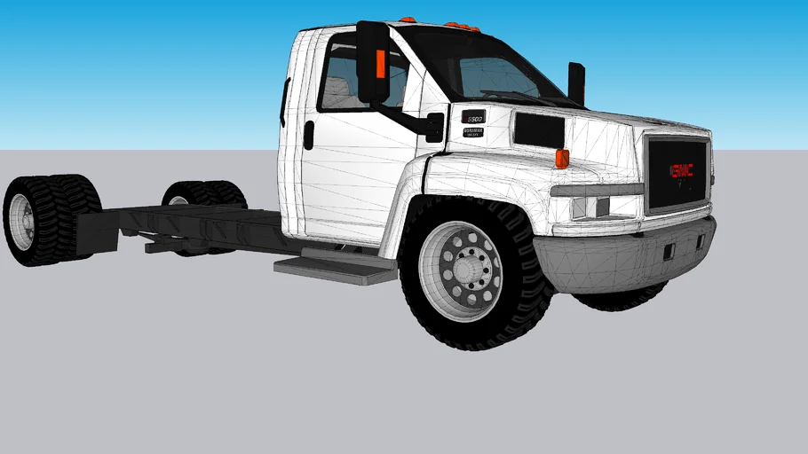 2008 GMC C7500 TopKick cab chassis_ (day cab)