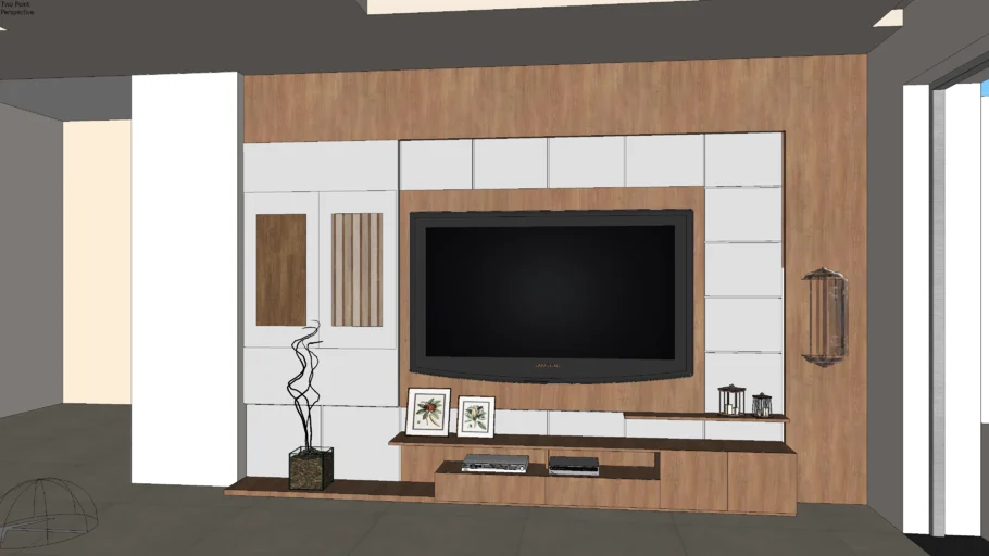 modern tv wall