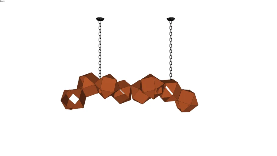 Pendente de Metal Cobre