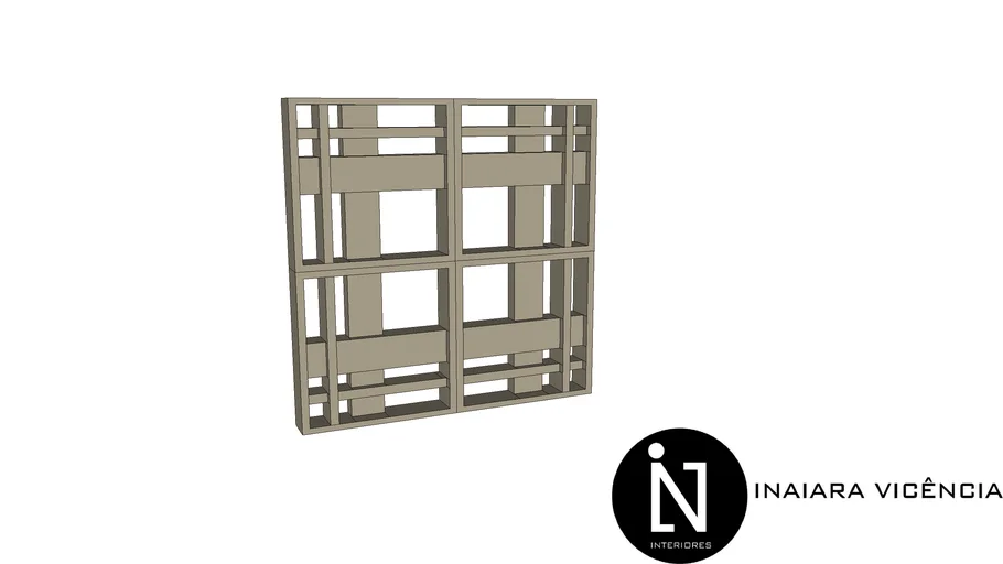 Revestimento Vazado Xadrez Resimix 20x20