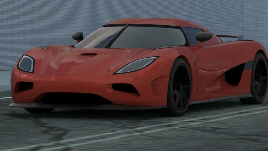 CARRO KOENIGSEGG AGERA VERMELHO VRAY  CAR KOENIGSEGG AGERA VRAY RED -