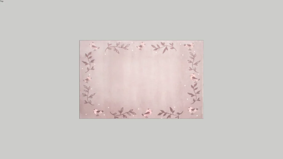 Tapete Quarto Infantil Flores