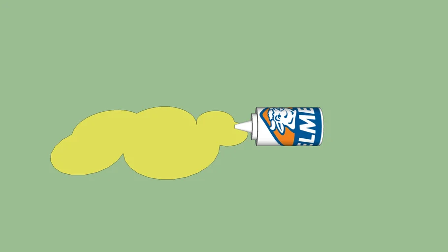 Spilled Glue Bottle