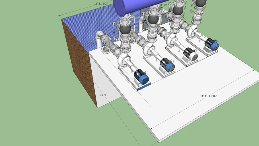 Centrifugal pump setup 