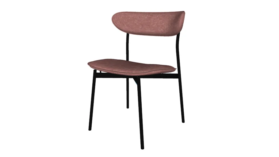 Satelliet Meubelen; Dining Chair Mino - Adore Blush 92