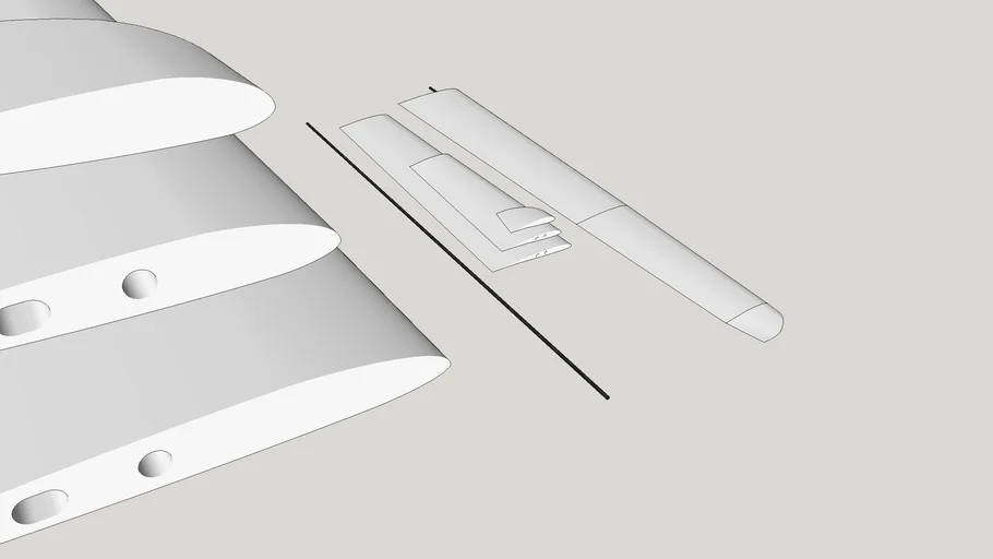 Plane Wing AG16 | 3D Warehouse