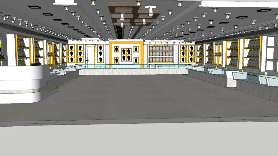 Jewellery Showroom 3D Design