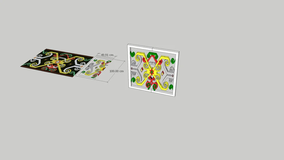 Ornamen Motiv Dayak
