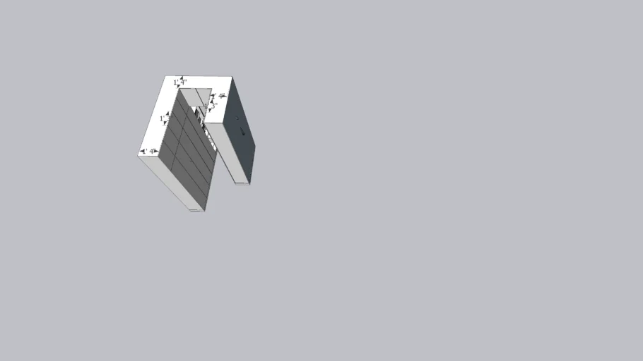 u shape closet | 3D Warehouse