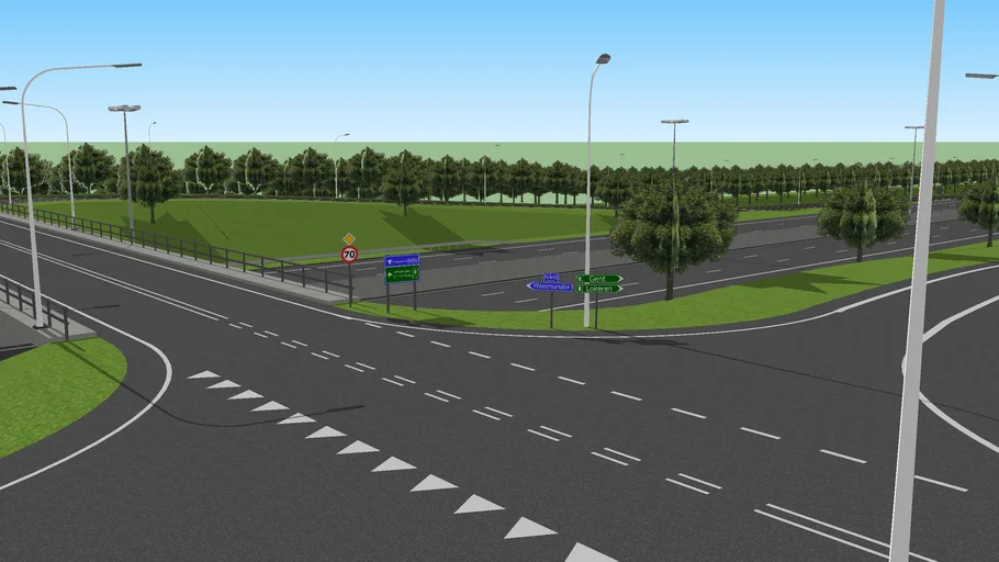 Exit highway