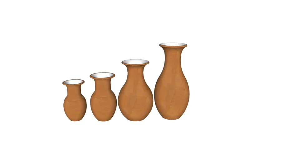 Vaso cerâmico orgânico