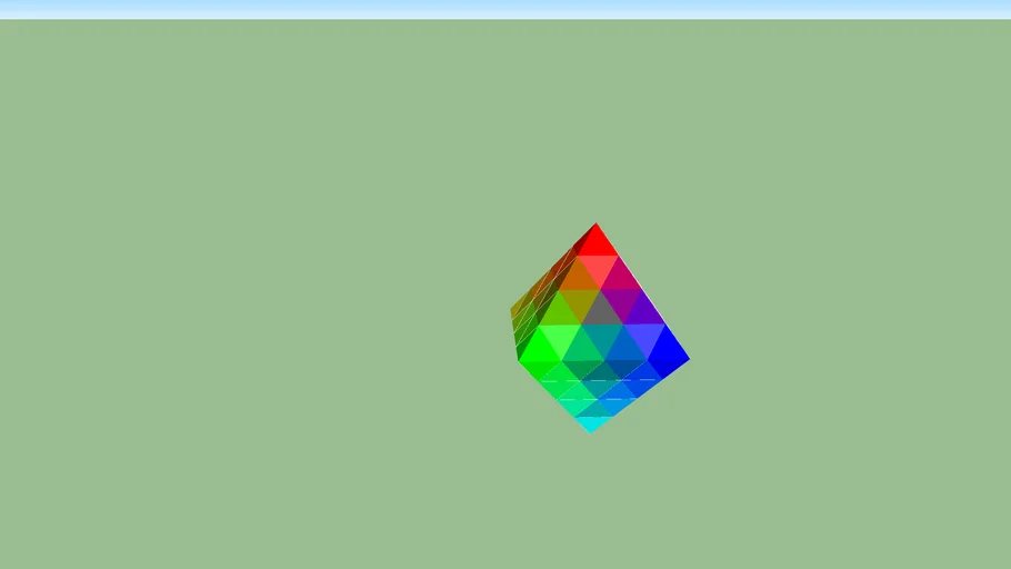 color octahedron | 3D Warehouse