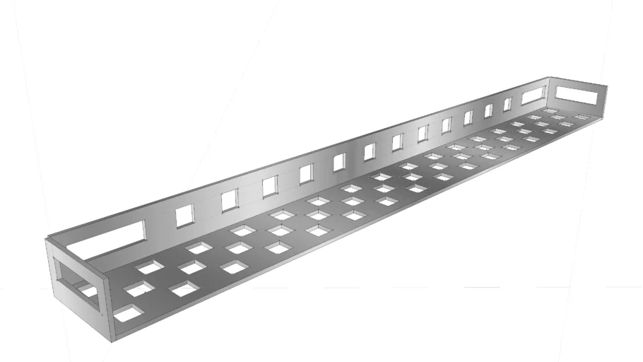Vex Robotics Chassis Rail 2x1