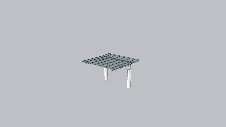 Glass and Steel Canopy