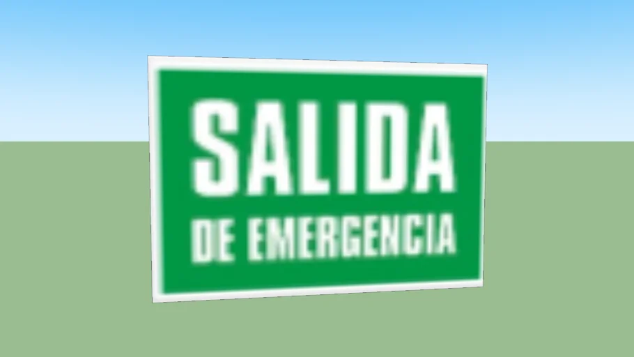 salida de emergencia