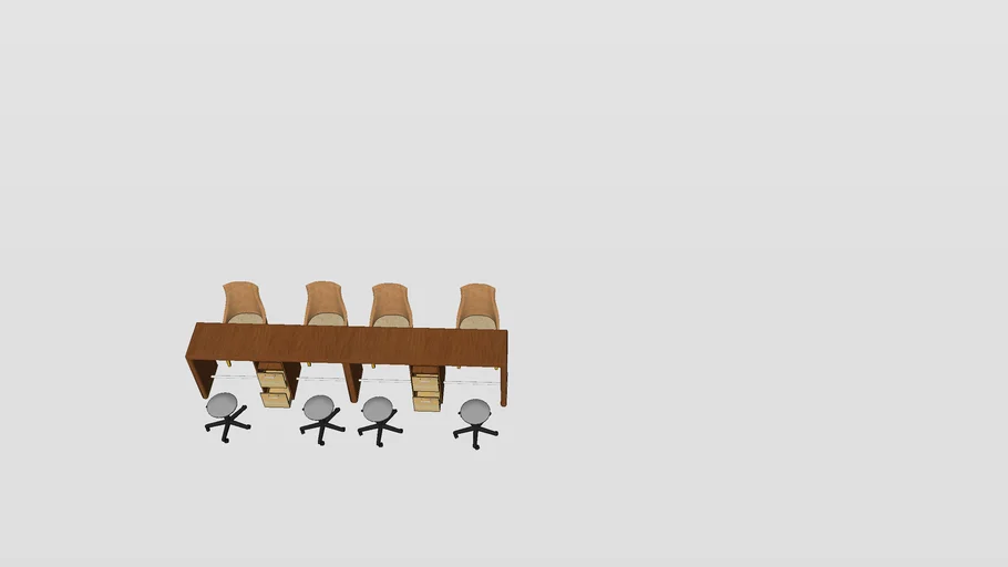 beauty salon manicure desk