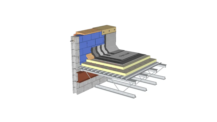 GAF SCHOOL - 05 Parapet wall
