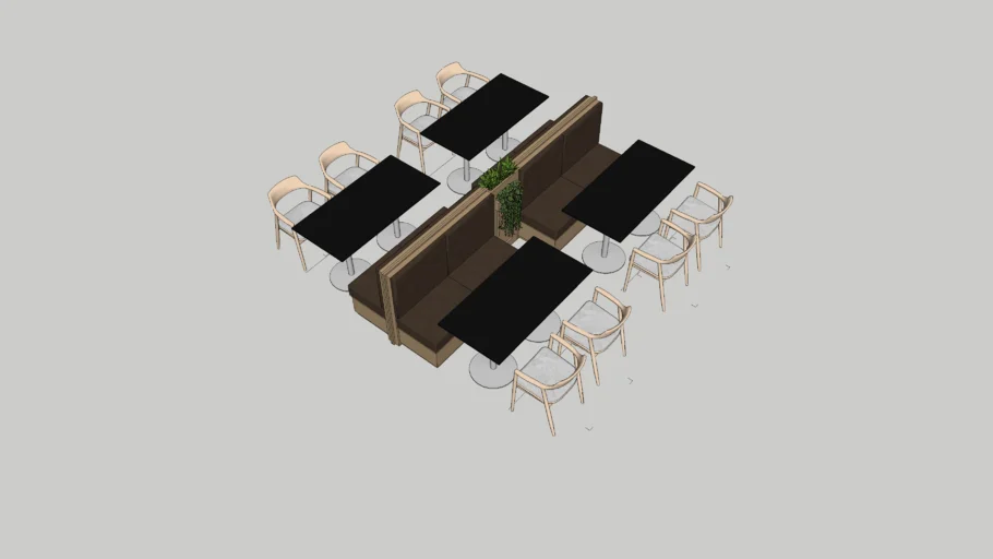 meja kursi resto | 3D Warehouse