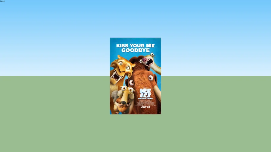 Ice Age: Collision Course - Final One Sheet Movie Poster 27X40 Double Sided (unframed)