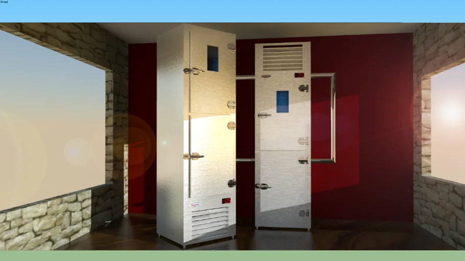 Freezer para bebidas Residencial Norte Frio mod. Americano