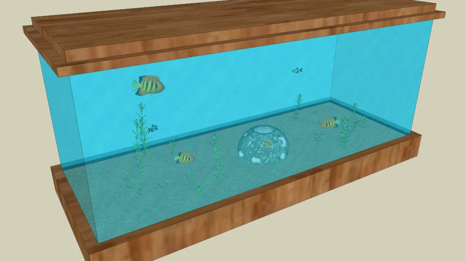 Rectangle fish tank