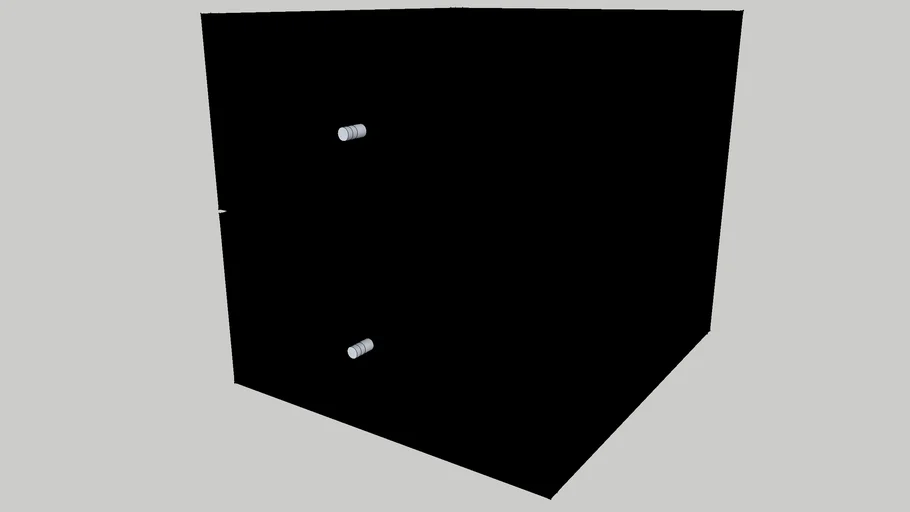 IKEA EXPEDIT Insert with 2 drawers black