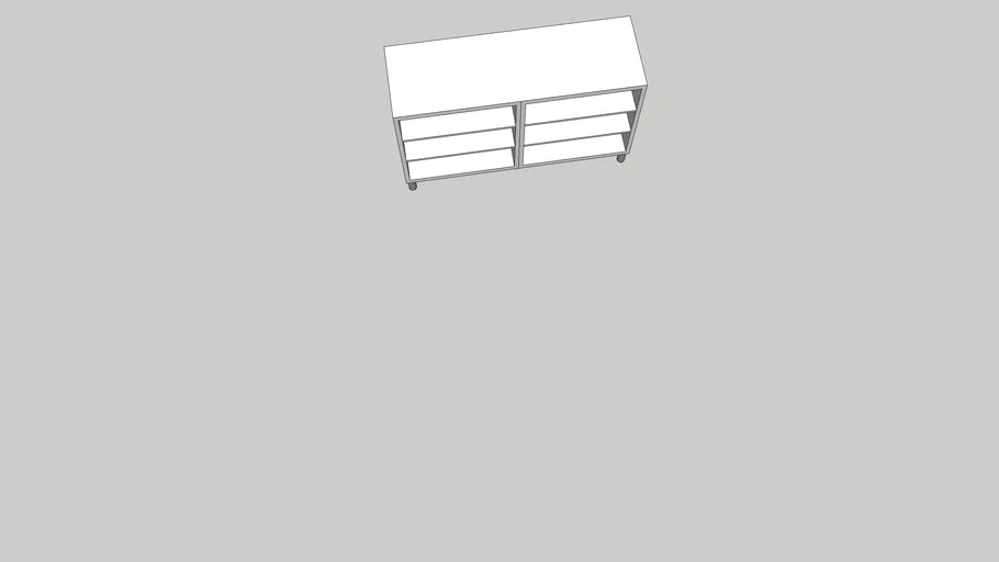 IKEA Besta w 4" height legs