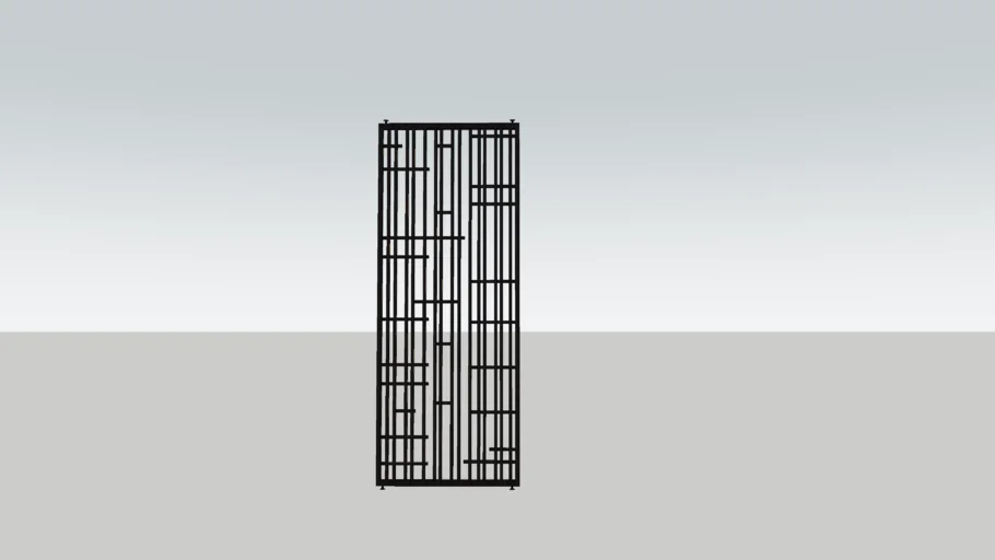 Higashi roomdivider black mat - Ginza Lines ®