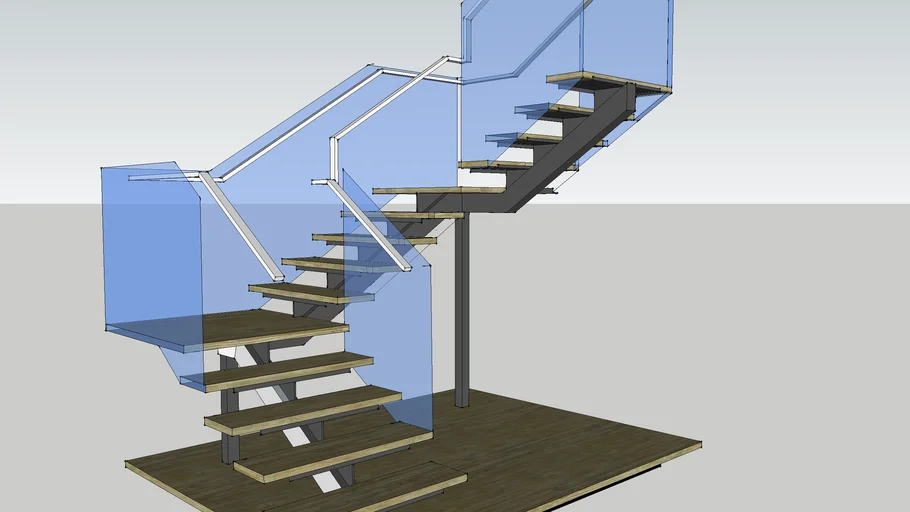 glass stairs