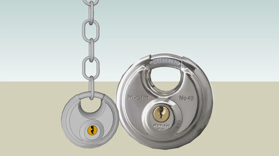 Round Pad Lock