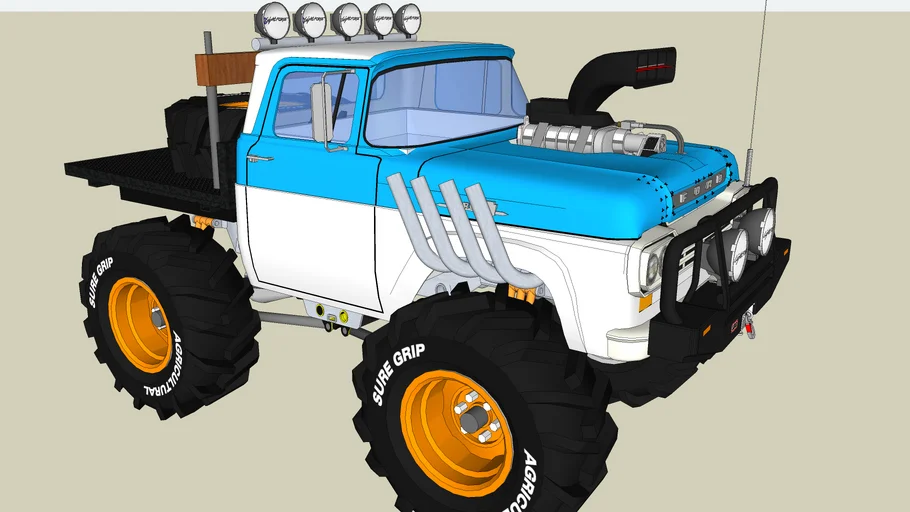 Ford 100 4x4 | 3D Warehouse