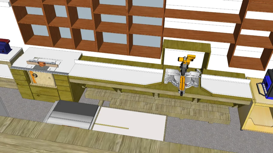 miter saw station