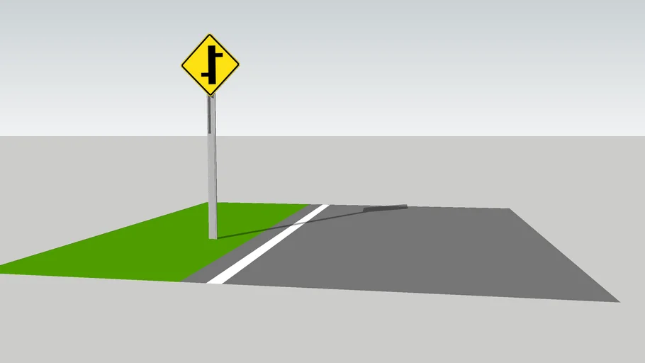 Staggered Junction Sign 1 / Señal Empalmes Sucesivos 1