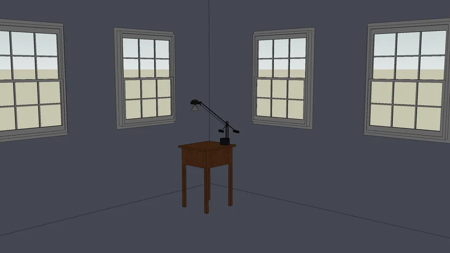 Render Test - Simple Room | 3D Warehouse