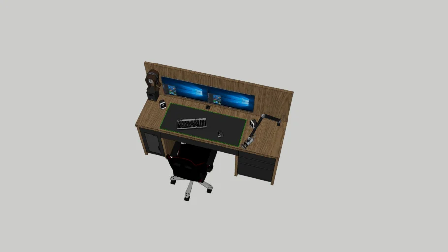 gaming setup | 3D Warehouse