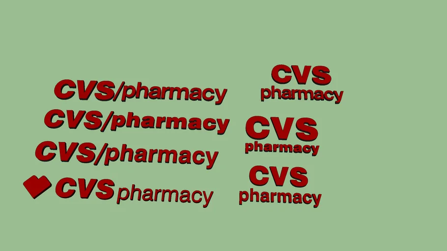 CVS Pharmacy Logo Signs