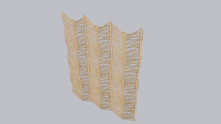 Organic Wood Wall