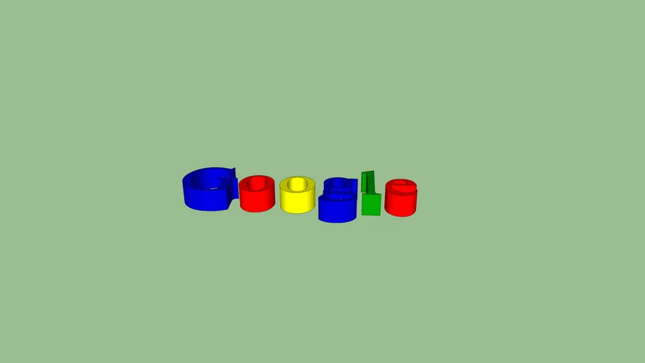 Google logo | 3D Warehouse