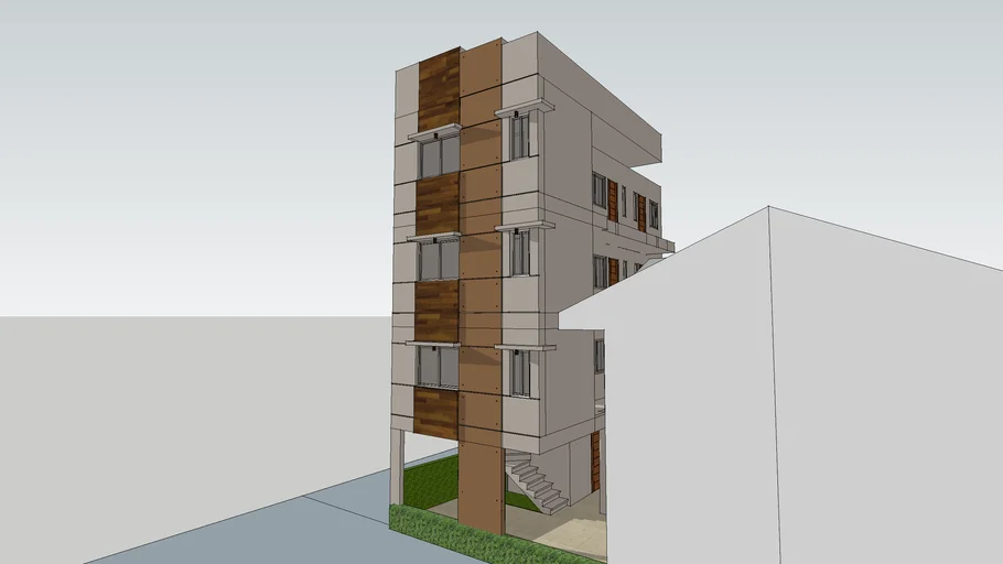 3 storey rooms for ren | 3D Warehouse